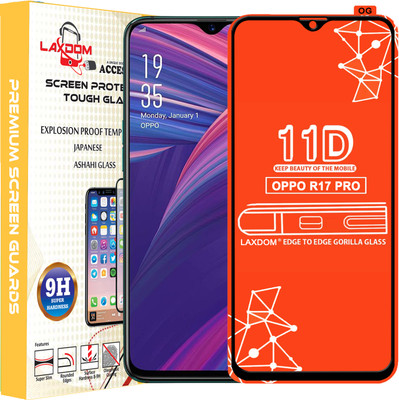 Laxdom Edge To Edge Tempered Glass for OPPO R17 PRO(Pack of 1)