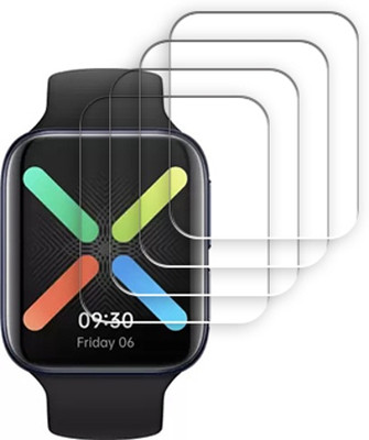 SOMTONE Edge To Edge Tempered Glass for OPPO Watch 41mm SMARTWATCH SCREEN GUARD(Pack of 4)