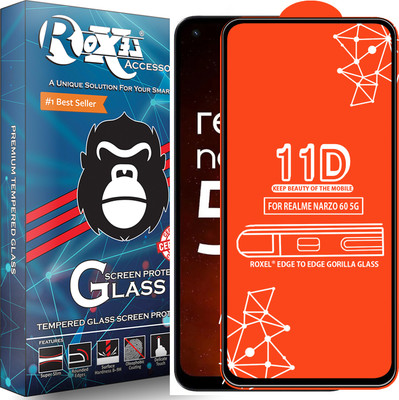 Roxel Edge To Edge Tempered Glass for Realme Narzo 60 5G(Pack of 1)