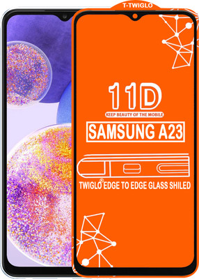TWIGLO Edge To Edge Tempered Glass for SAMSUNG A23 4G(Pack of 1)