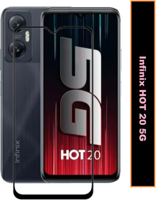 AKSHUD Edge To Edge Tempered Glass for Infinix HOT 20 5G(Pack of 1)