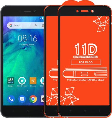 Roxel Edge To Edge Tempered Glass for Mi Go(Pack of 2)