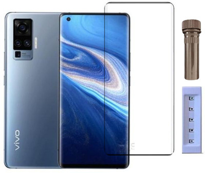 crixus Edge To Edge Tempered Glass for Vivo X50 Pro(Pack of 1)