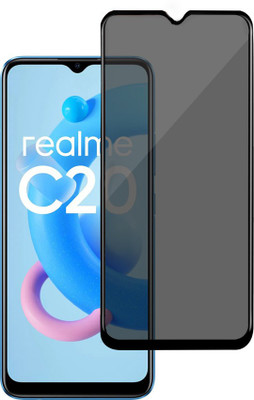 GLOBAL NOMAD Edge To Edge Tempered Glass for realme C20(Pack of 1)