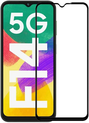 A-Allin1 Edge To Edge Tempered Glass for Samsung Galaxy F14 5G, Tempered Glass with Camera Cut Screen Protector(Pack of 1)