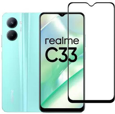 AARERED Edge To Edge Tempered Glass for REALME C30S(Pack of 1)