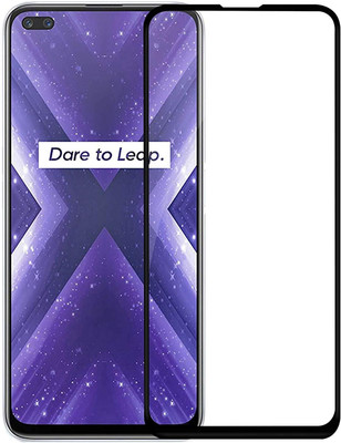 1DOLLAR Edge To Edge Tempered Glass for Realme X3-(Edge to Edge Coverage) With Edge To Edge Full Screen Coverage,Pack Of 1 (Edge to Edge Coverage) (with Easy Installation Kit)(Pack of 4)