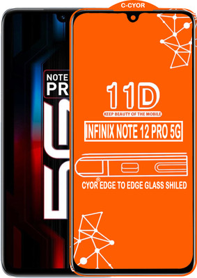 CYOR Edge To Edge Tempered Glass for INFINIX NOTE 12 PRO 5G(Pack of 1)