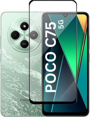 Fablue Edge To Edge Tempered Glass for Mi Redmi A4 5G/Poco C75 5G(Pack of 1)