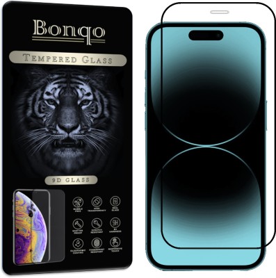 Bonqo Edge To Edge Tempered Glass for Apple iPhone 14 Pro Max(Pack of 1)