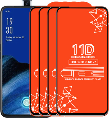 Roxel Edge To Edge Tempered Glass for OPPO Reno 2z(Pack of 4)