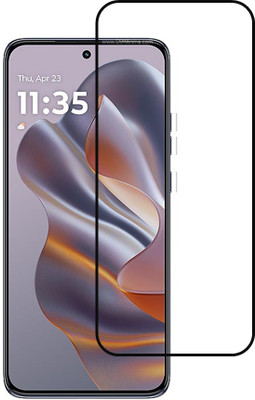 NEXZONE Edge To Edge Tempered Glass for Motorola Edge 50 Neo, Moto Edge 50 Neo(Pack of 1)