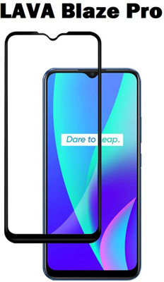 welldesign Edge To Edge Tempered Glass for Lava Blaze Pro(Pack of 1)