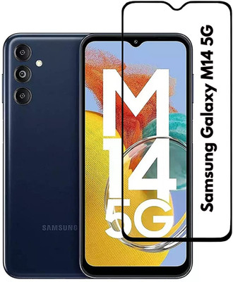 EITANSHA CREATION Edge To Edge Tempered Glass for Samsung Galaxy F14 5G, Samsung Galaxy M14 5G(Pack of 1)