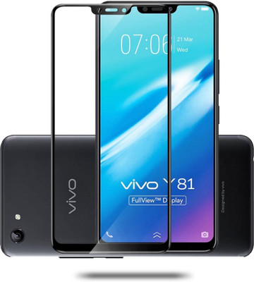 RCHJV Edge To Edge Tempered Glass for Vivo Y81(Pack of 1)