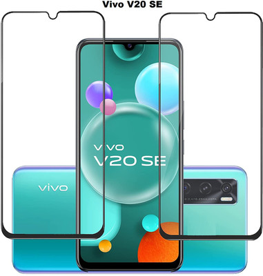 spaziogold Edge To Edge Tempered Glass for Vivo V20se(11D Tempered Glass | Full Screen Coverage | Premium Protection | Ultra-Clarity | Responsive Touch Sensitivity | Scratch-Resistant | Anti-Glare Properties | Bubble-Free Application)(Pack of 2)