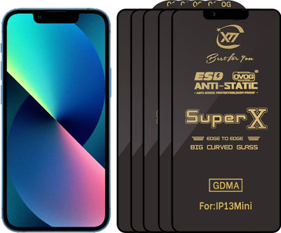 GDMA Edge To Edge Tempered Glass for Apple iPhone 13 Mini(Pack of 5)