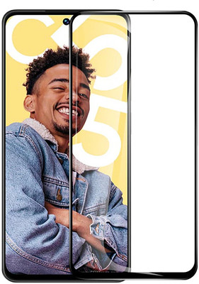 VISHZONE Edge To Edge Tempered Glass for Realme C55, Realme Narzo N55(Pack of 1)