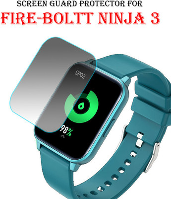 YCHROZE Edge To Edge Tempered Glass for Fire Boltt Ninja 3(Pack of 1)