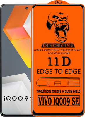 TWIGLO Edge To Edge Tempered Glass for IQOO 9 SE(Pack of 1)