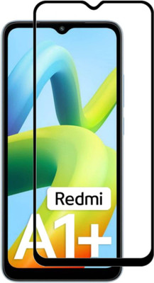 EITANSHA CREATION Edge To Edge Tempered Glass for Redmi A1 Plus, Redmi A2 Plus(Pack of 1)