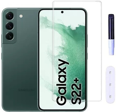 Mersal Edge To Edge Tempered Glass for SAMSUNG Galaxy S22 Plus 5G, UV Curved Screen Protector with Easy Installation Kit(Pack of 1)