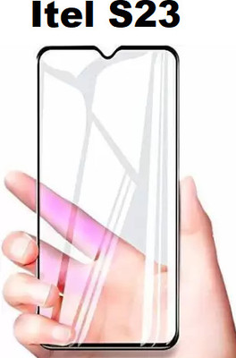 GDBUY Edge To Edge Tempered Glass for itel S23(Pack of 1)