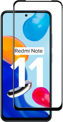 DMJHP Edge To Edge Tempered Glass for Redmi Note 11(Pack of 1)