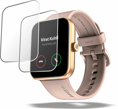 JSGROWITTECH Edge To Edge Tempered Glass for Noise Colorfit Loop Advanced BT Calling Smart Watch(Pack of 2)