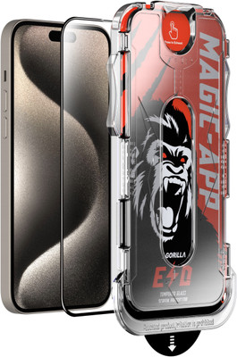 Martzilla Edge To Edge Tempered Glass for APPLE iPhone 15 Plus, APPLE iPhone 16 Plus(Pack of 1)