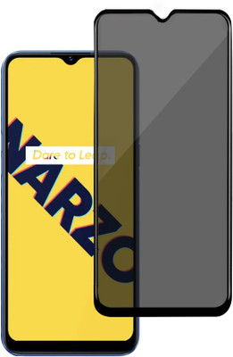 GLOBAL NOMAD Edge To Edge Tempered Glass for realme Narzo 10(Pack of 1)