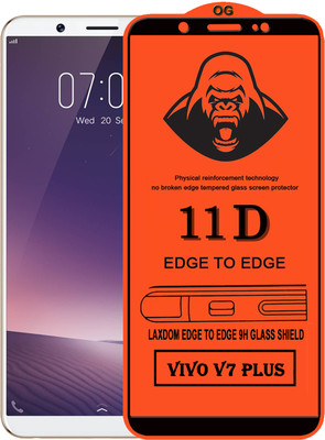 Laxdom Edge To Edge Tempered Glass for VIVO V7 Plus(Pack of 1)