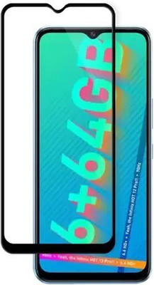 welldesign Edge To Edge Tempered Glass for Infinix Hot 12 Pro(Pack of 1)