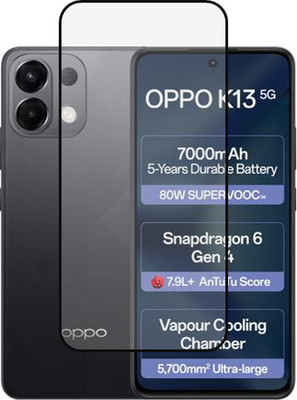 NEXZONE Edge To Edge Tempered Glass for OPPO K13 5G(Pack of 1)
