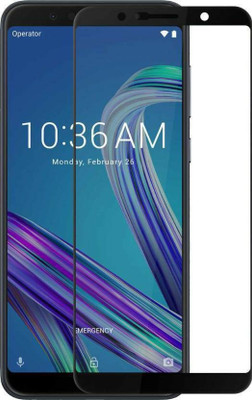 DMJHP Edge To Edge Tempered Glass for Asus Zenfone Max Pro M1(Pack of 1)
