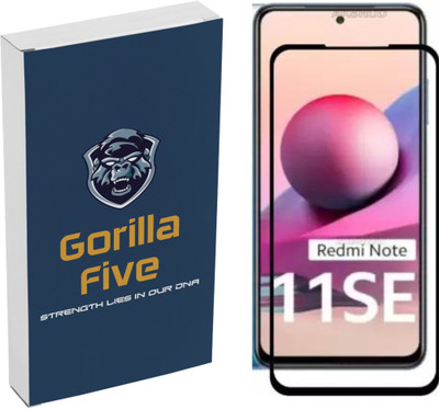 MAHTO Edge To Edge Tempered Glass for Redmi Note 11 SE, Mi Redmi Note 11 SE(Pack of 1)