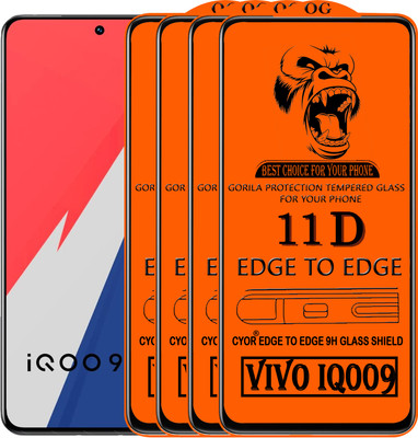 CYOR Edge To Edge Tempered Glass for VIVO IQ009(Pack of 4)