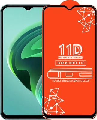 Qyist Edge To Edge Tempered Glass for Mi Note 11E(Pack of 1)