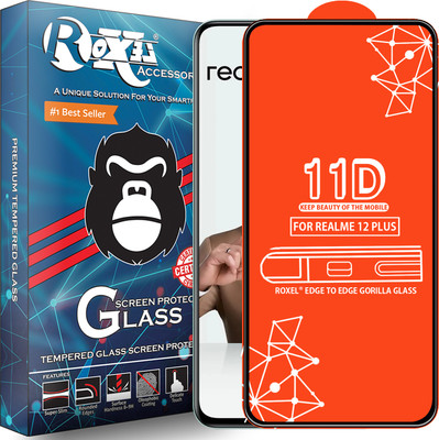 Roxel Edge To Edge Tempered Glass for Realme 12 Plus(Pack of 1)