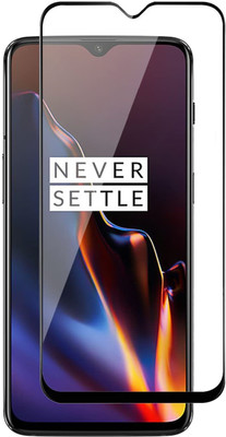 BLACK LOVIES Edge To Edge Tempered Glass for OnePlus 6T, ONEPLUS 7(Pack of 2)