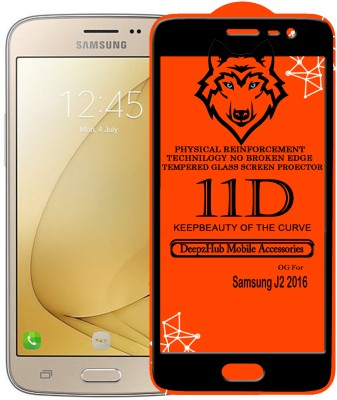 DeepzHub Edge To Edge Tempered Glass for Samsung Galaxy J2 - 2016(Pack of 1)