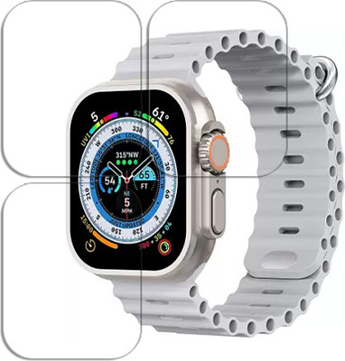 SOMTONE Edge To Edge Tempered Glass for UltraT-800 Series 8 NFC Bt Call Smartwatch SMARTWATCH SCREEN GUARD(Pack of 3)