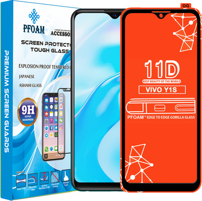 PFOAM Edge To Edge Tempered Glass for VIVO Y1S(Pack of 1)