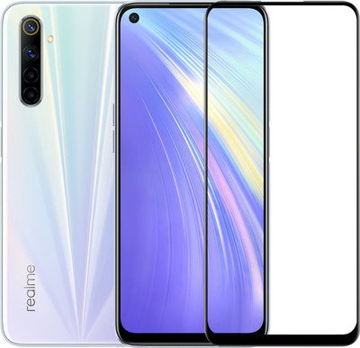 SEVEN7STAR Edge To Edge Tempered Glass for Realme 6(Pack of 1)