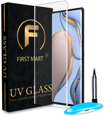 FIRST MART Edge To Edge Tempered Glass for Tecno Phantom X2 5G, Phantom X2 5G, Tecno Phantom X2 Pro 5G, Phantom X2 Pro, UV Glue Curved Screen Protector(Pack of 1)