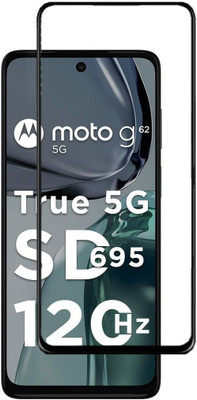 AB PRIME Edge To Edge Tempered Glass for MOTOROLA G62 5G, Motorola G62 5G, MOTO g62 5G(Pack of 1)