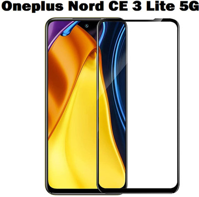 welldesign Edge To Edge Tempered Glass for Oneplus Nord CE 3 Lite 5G(Pack of 1)