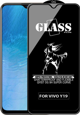 Qyist Edge To Edge Tempered Glass for VIVO Y19(Pack of 1)