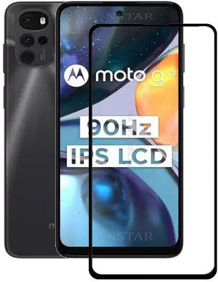 NSTAR Edge To Edge Tempered Glass for Motorola G22, Motorola E32, Motorola E32S, Motorola E22S(Pack of 1)