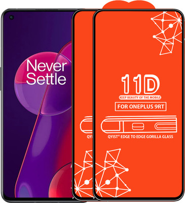 Qyist Edge To Edge Tempered Glass for Oneplus 9Rt(Pack of 2)